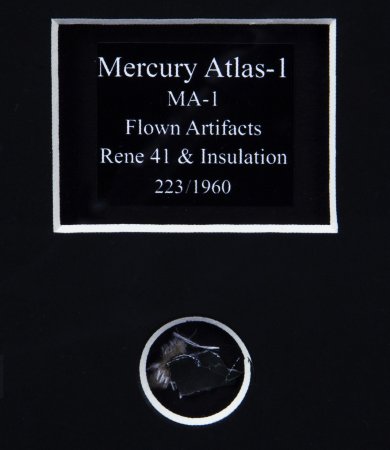 Mercury Atlas-1 Print with Flown Relic