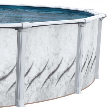 Galleria by Lake Effect® Pools Oval Above Ground Pool Outside Pool Wall