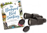 Backyard Bird Sanctuary Book PLUS Astroscan® Helion 10 x 50 Binocular