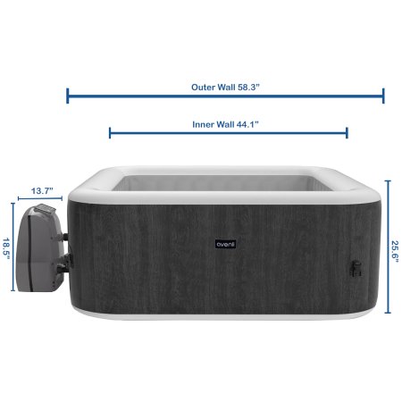 Avenli 4-Person Inflatable Square Spas (Various Options)