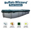 Buffalo Blizzard&reg; Supreme Plus Green/Black Winter Cover Oval Pools