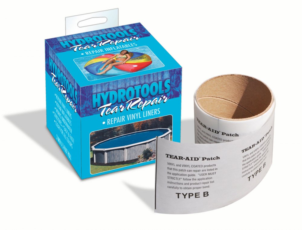 HydroTools&trade; by Swimline&reg; Tear - Aid&reg; Self-Adhesive Vinyl Repair Patch