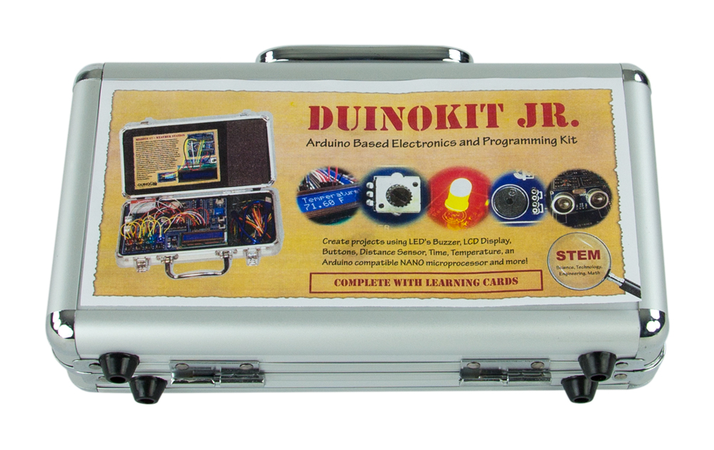 Duinokit Jr Arduino Based Electronics and Programming Learning Kit With Case for sale online 