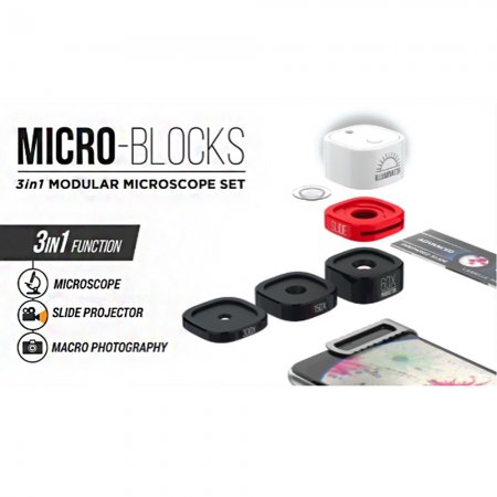 Micro Blocks – Slide-Viewing Smartphone Microscope