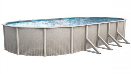 Impressions by Lake Effect® Pools Oval Above Ground Pool