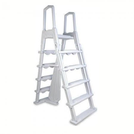 Aqua Select&reg; Flip-Up A-Frame Ladder for Above Ground Pools 48-54"H