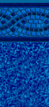 Findlay Vinyl Inground Pool Liner: Mosaic Wave
