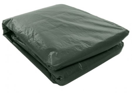 Buffalo Blizzard&reg; Supreme Green/Black Winter Cover with Waterbags -  Rectangular Pools