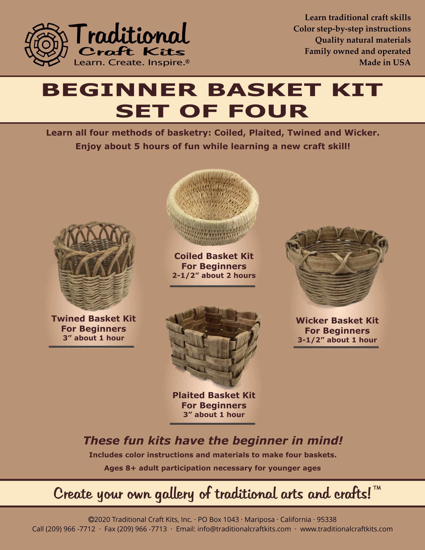 New in Package EZ Basketree Nut/Salsa/Cookie Basket Making Weaving Kit  w/Handle