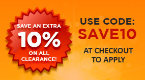Save an Extra 10% on Clearance Items!
