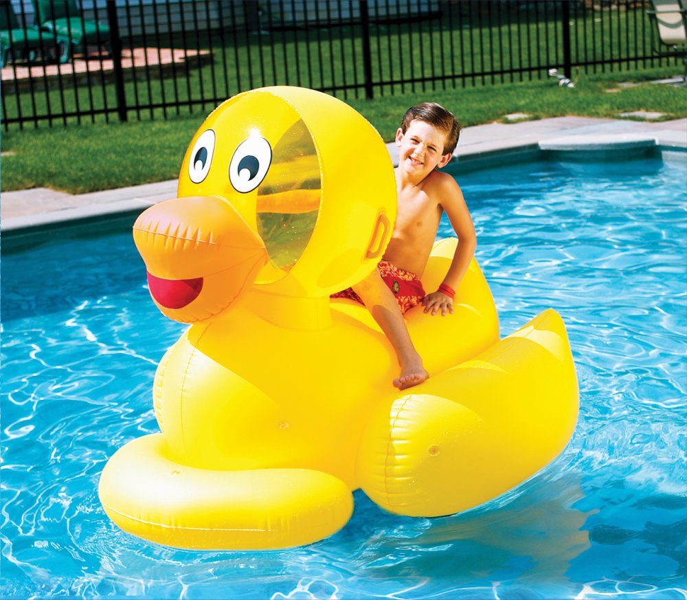 Inflatable Giant Ducky Swimming Pool Float