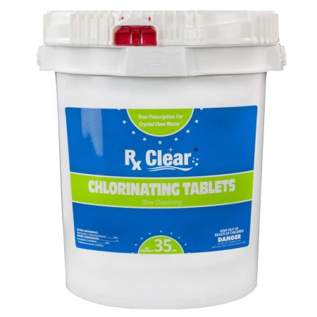 Rx Clear&reg; 3" Stabilized Chlorine Tablets (Various Amounts)