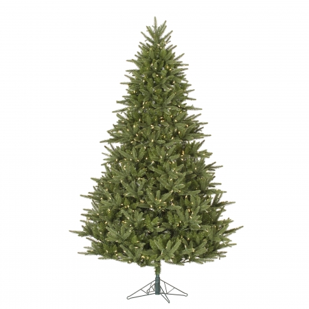 7.5' Berkshire Fir Tree w/ 800 Warm White LEDs - NorthPoleDecor.com