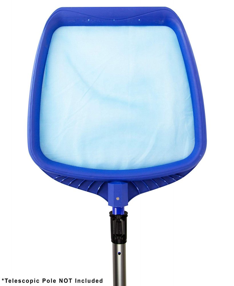 Aqua Select® Heavy Duty Plastic Leaf Skimmer - Blue
