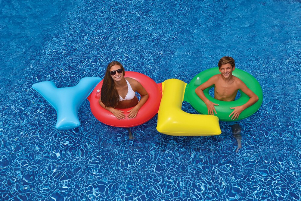 triangle pool float