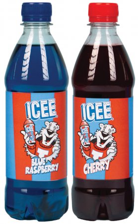 Icee Blue Raspberry & Cherry 12 Pack Syrup Set