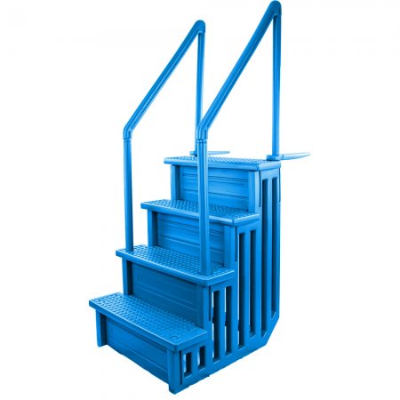 Aqua Select® Blue Anti-Slip Steps for Above Ground Pool