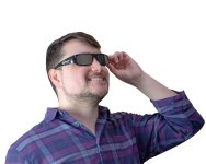 Plastic Eclipse HD Glasses<br>ISO tested & CE Certified