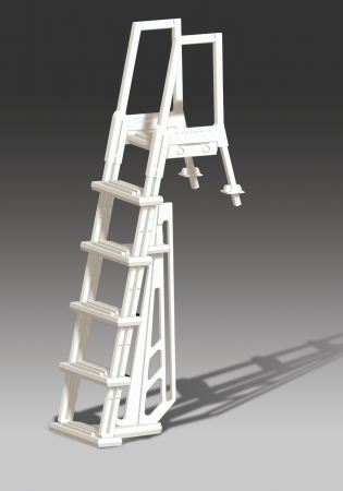 Aqua Select® Heavy Duty Resin In-Pool Ladder w/ Entrapment Barrier - PoolSupplies.com