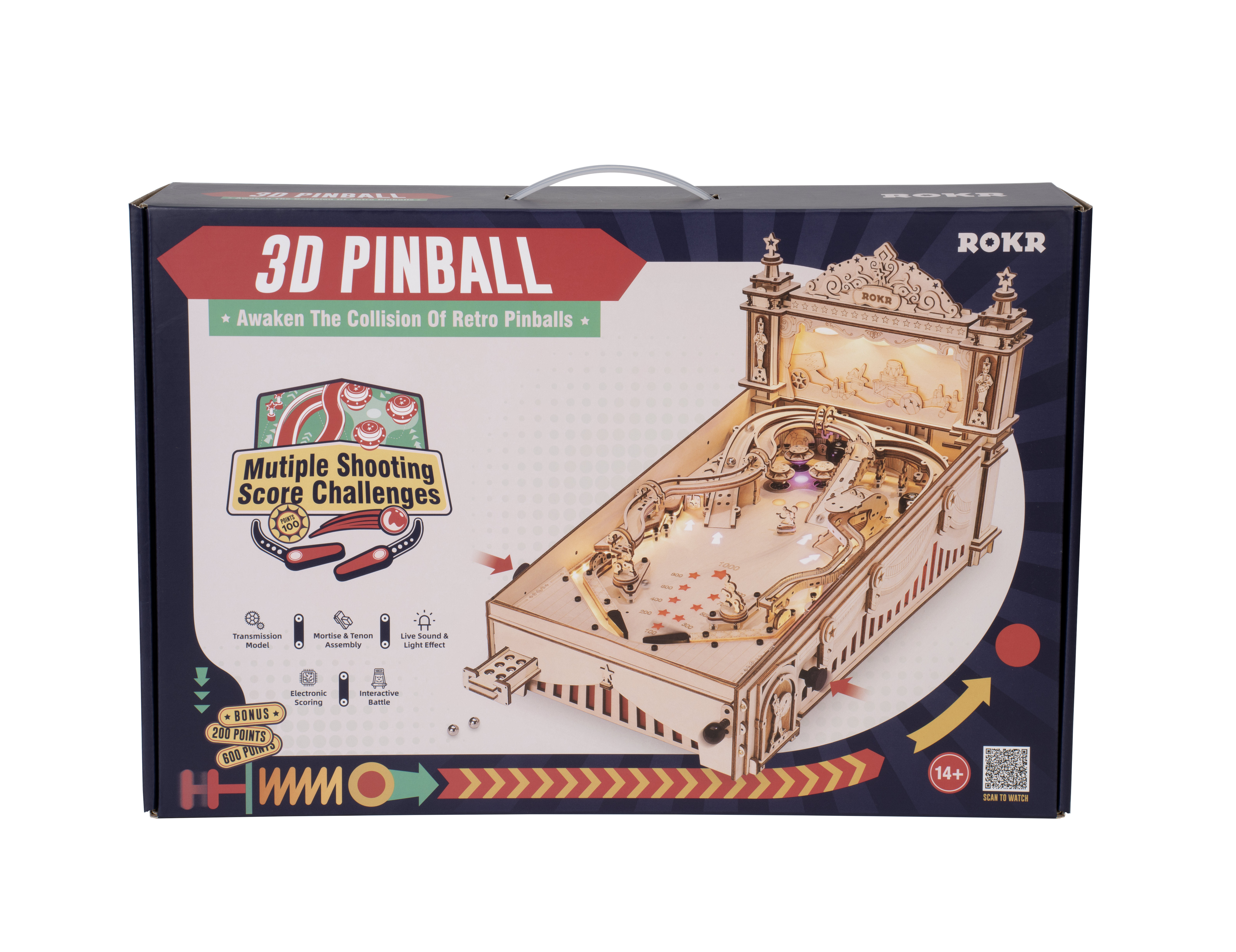 Marble Pinball Machine Woodworking Plan