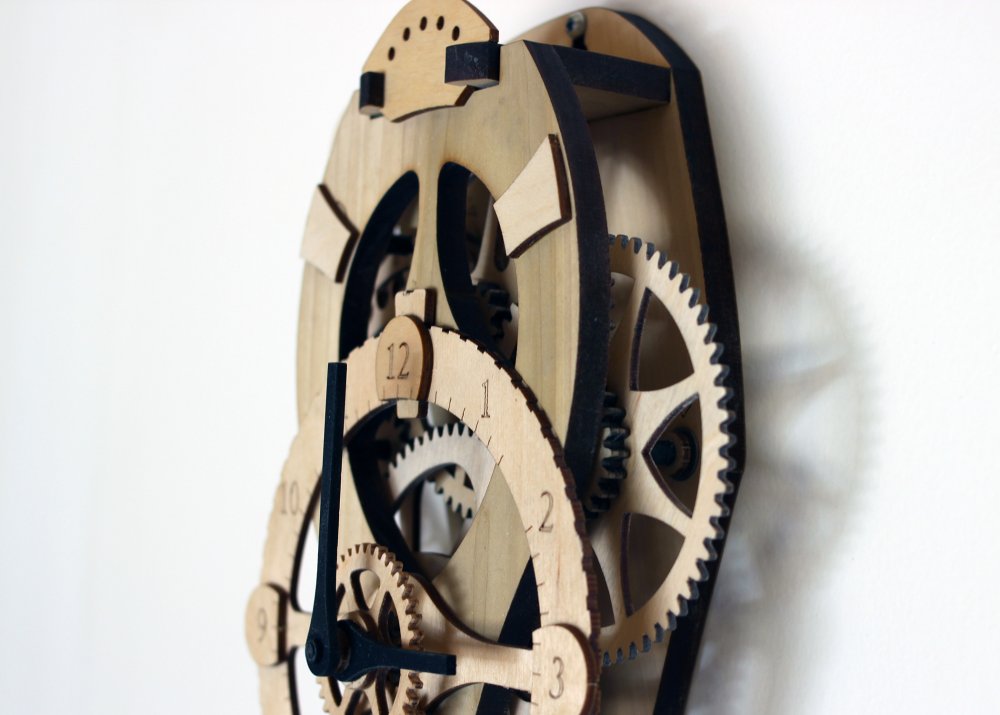 Deluxe Wood<BR>Vera Clock Kit
