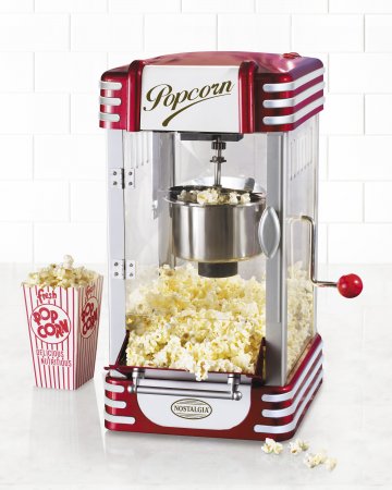 Retro Kettle<BR>Popcorn Maker w/ Theater Popcorn Kit