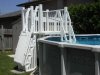 VinylWorks Resin Above Ground Pool Deck Kit w/ Steps - Taupe (Various Sizes)