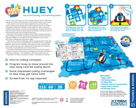 Huey: The Line Tracking, Color Sensing Robot
