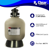 Rx Clear® 19" Radiant Sand Filter w/ Valve Infographic