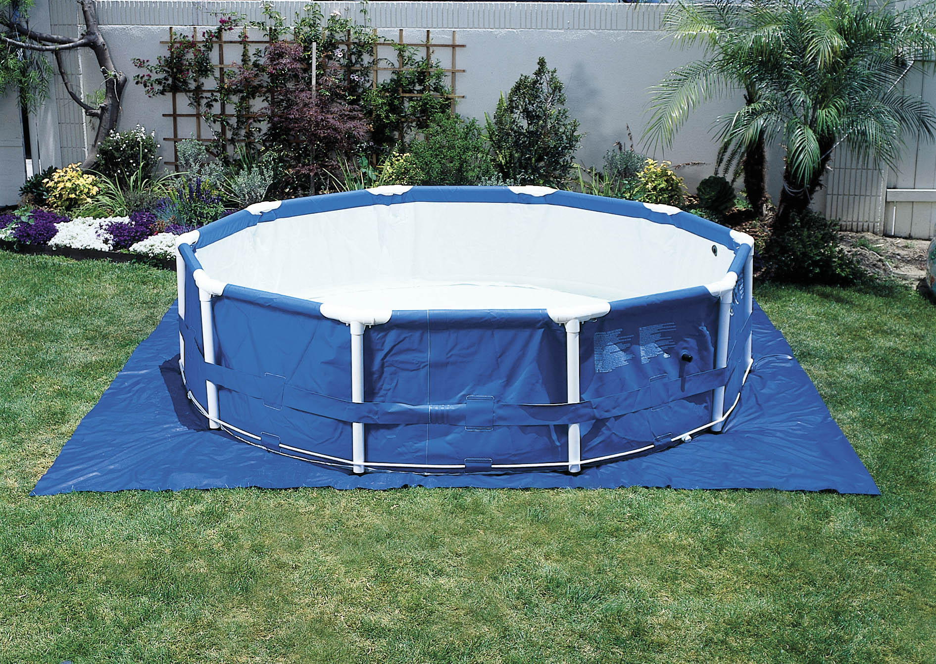 Intex Pool Ground Cloth for 8ft to 15ft Round Above Ground Pools ...