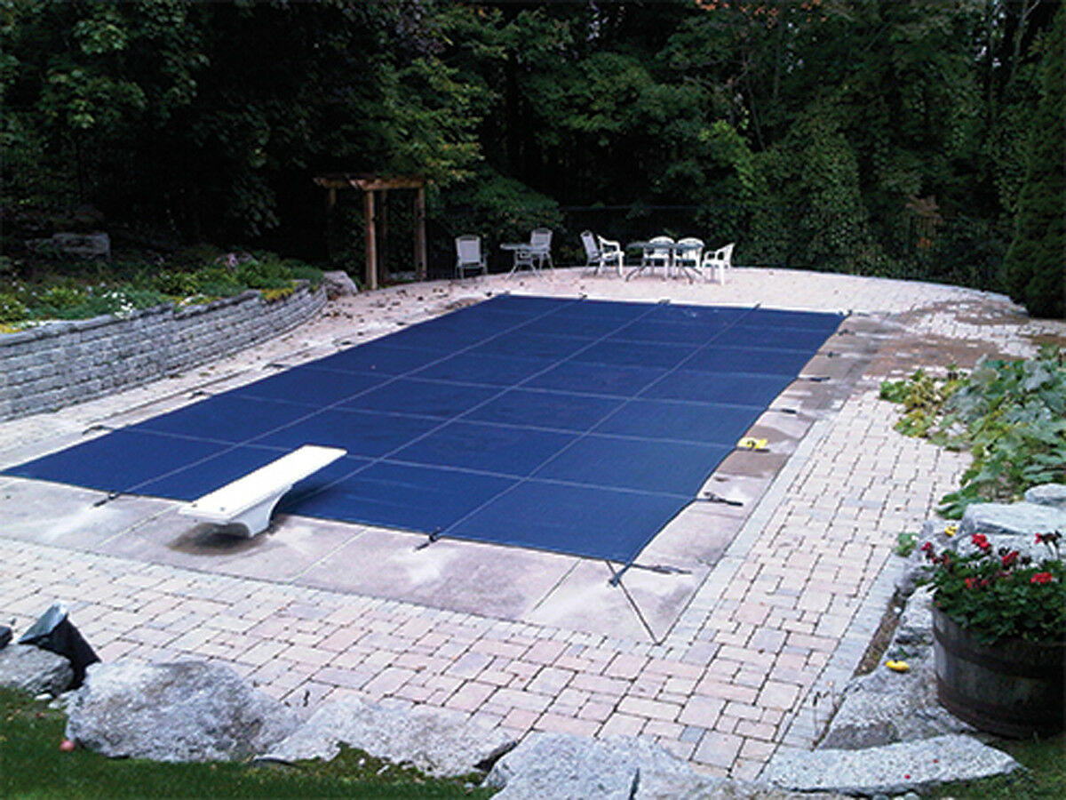 Equator Rectangle Mesh Winter Safety Swimming Pool Cover (Various Color & Size) eBay