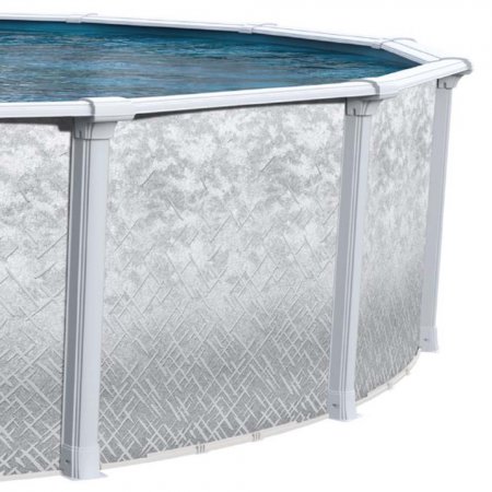 Lifestyle by Lake Effect® Pools Round Above Ground Pool Outside Pool Wall