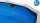 SmartLine&reg; 12' x 24' Oval Solid Blue Overlap Liner 48" / 52" H (Various Gauges)