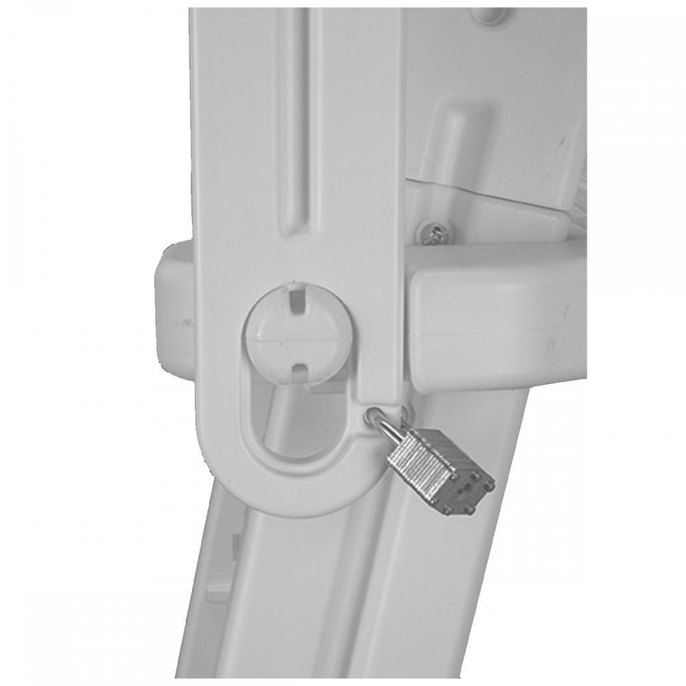 Close Up Of Lock On A-Frame Swing Up & Lock Ladder
