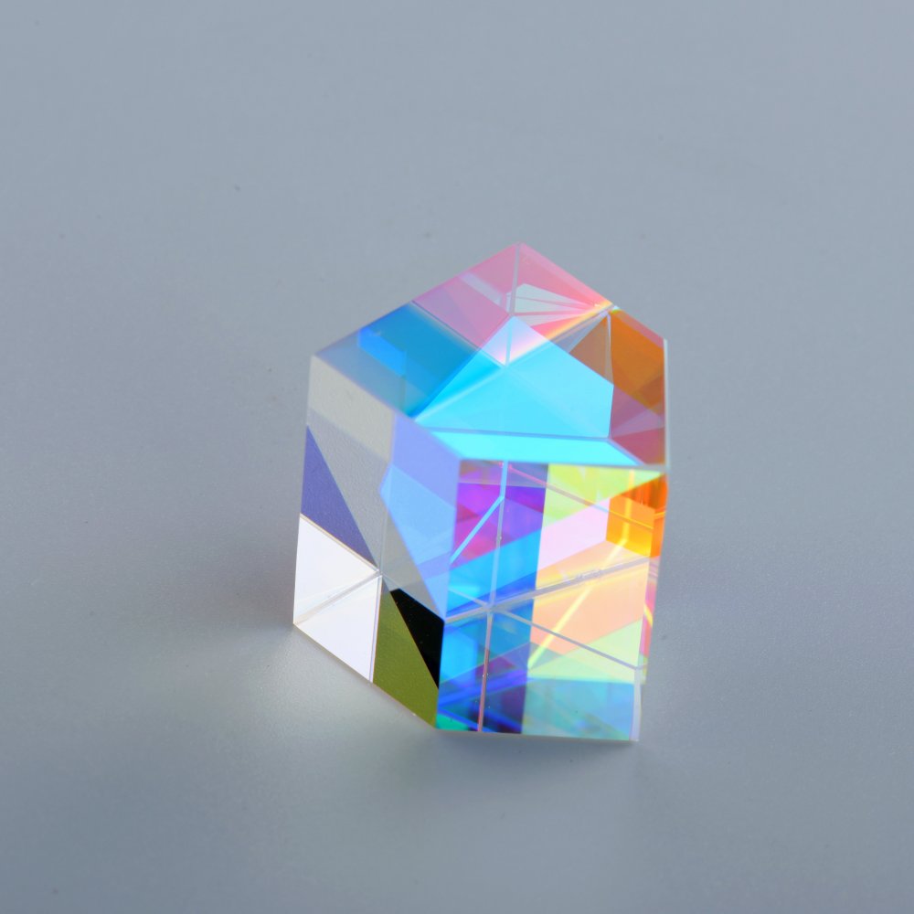 House-Shaped Prism with LED Case