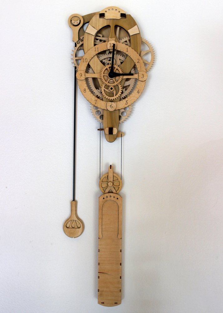 Deluxe Wood<BR>Vera Clock Kit