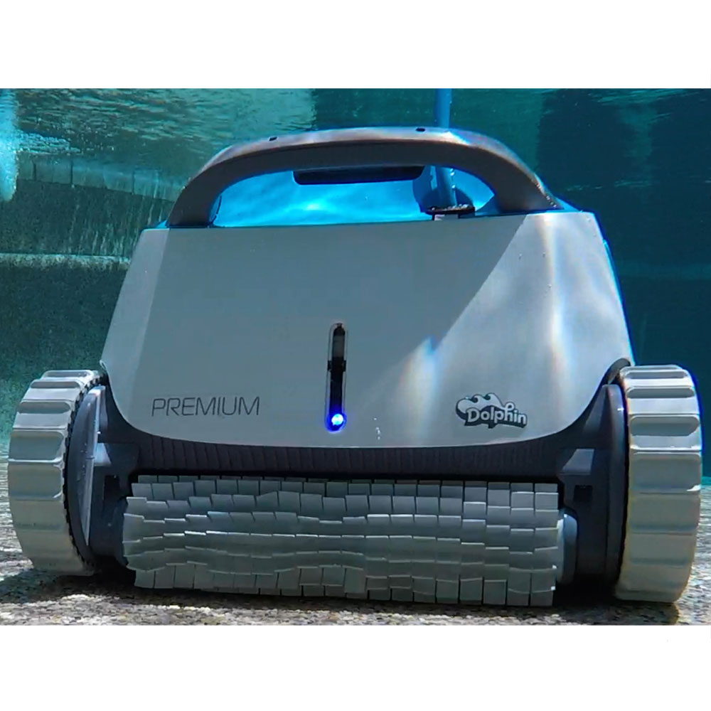 Maytronics Dolphin Premium Robotic Inground Pool Cleaner w/ Caddy