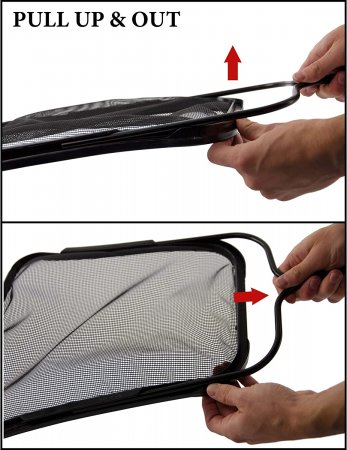 Aqua Select® Aluminum Handle Leaf Skimmer w/ Replaceable Net Information
