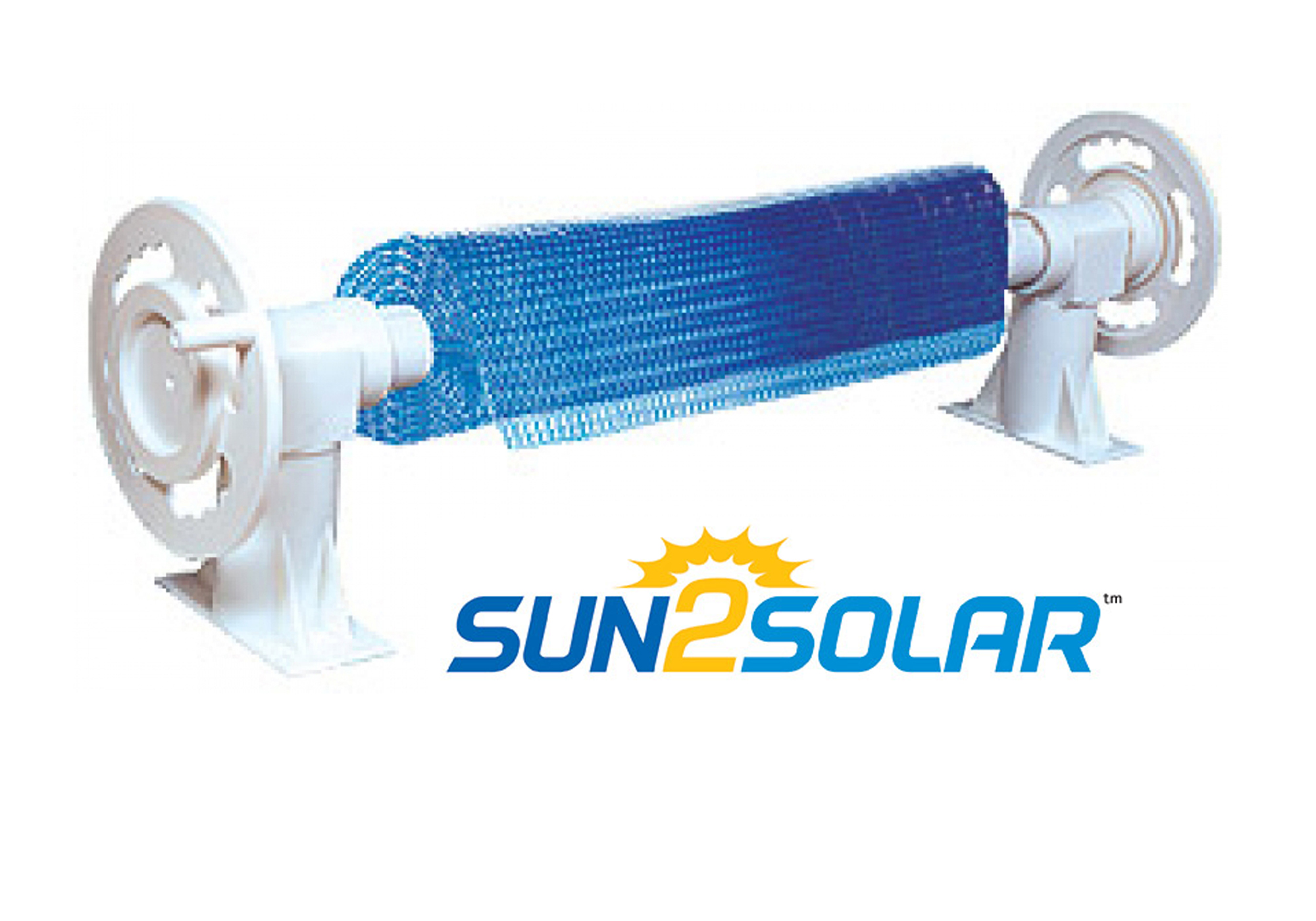 automatic solar cover reel for large pool