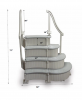 Confer Above Ground Steps - Gray (Various Options)
