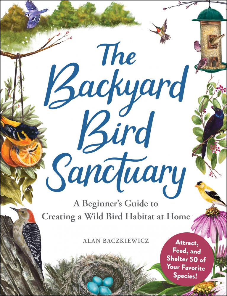 Backyard Bird Sanctuary Book PLUS Astroscan&reg; Helion 10 x 50 Binocular