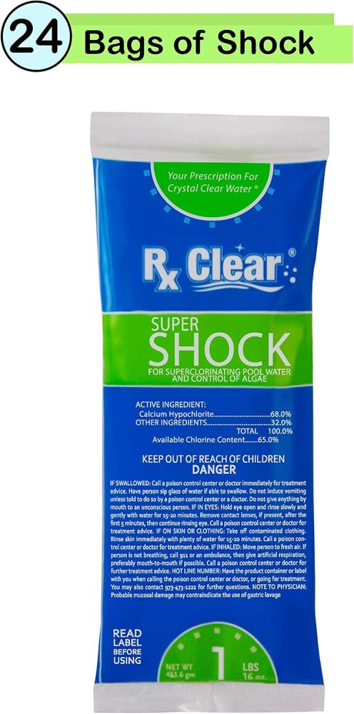 Rx Clear&reg; Super Shock for Synergy Sanitizer (Various Packages)