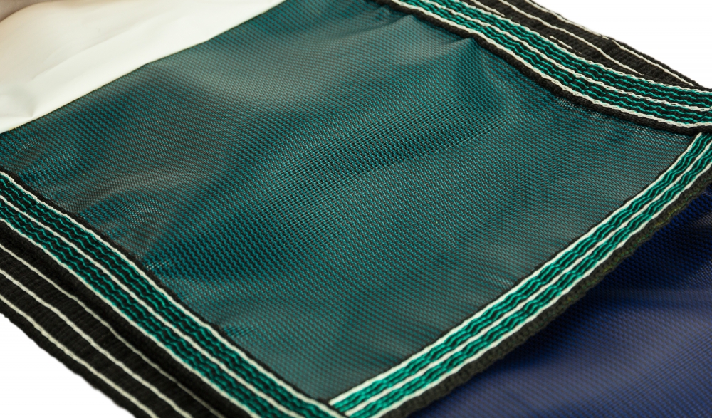 Loop-Loc&trade; Rectangular Mesh Safety Cover w/ 4' x 8' Center Step - Green (Various Sizes)