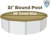 Buffalo Blizzard&reg; Supreme Plus Winter Cover w/ Cover Clips - Round Pools