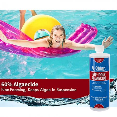 Rx Clear&reg; Swimming Pool Algaecide 60 Plus (Various Quantities)