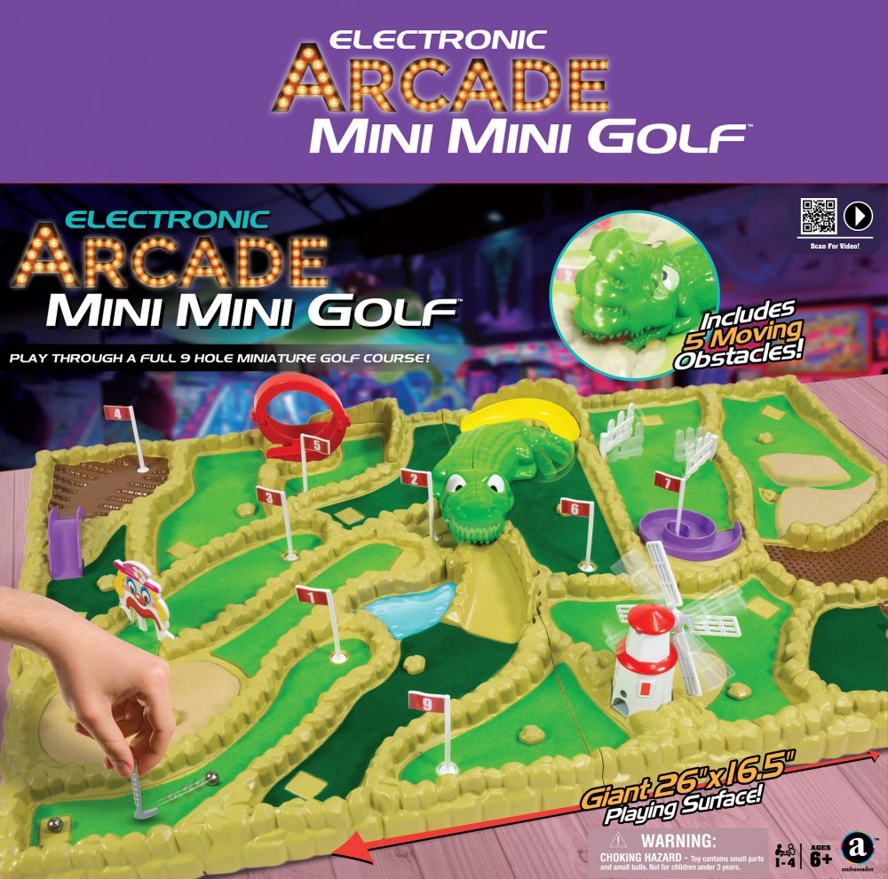 electronic arcade crazy golf