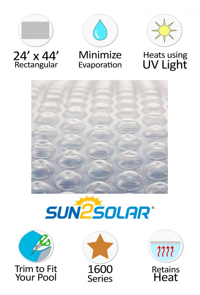 Sun2Solar&reg; 1600 Series™ Crystal Clear Solar Cover