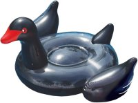 Swimline® Giant Ride-On Black Swan Float