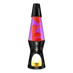 Black, Yellow & Purple <BR> Candle LAVA® Lamp 11.5