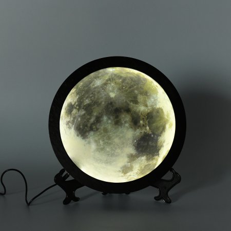 Illuminated Moon Mirror